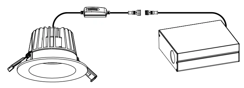 dals RGR2-CC 8 Watt Round LED Downlight-fig-1