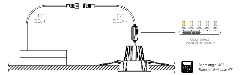 dals RGR2-CC 8 Watt Round LED Downlight-fig-2