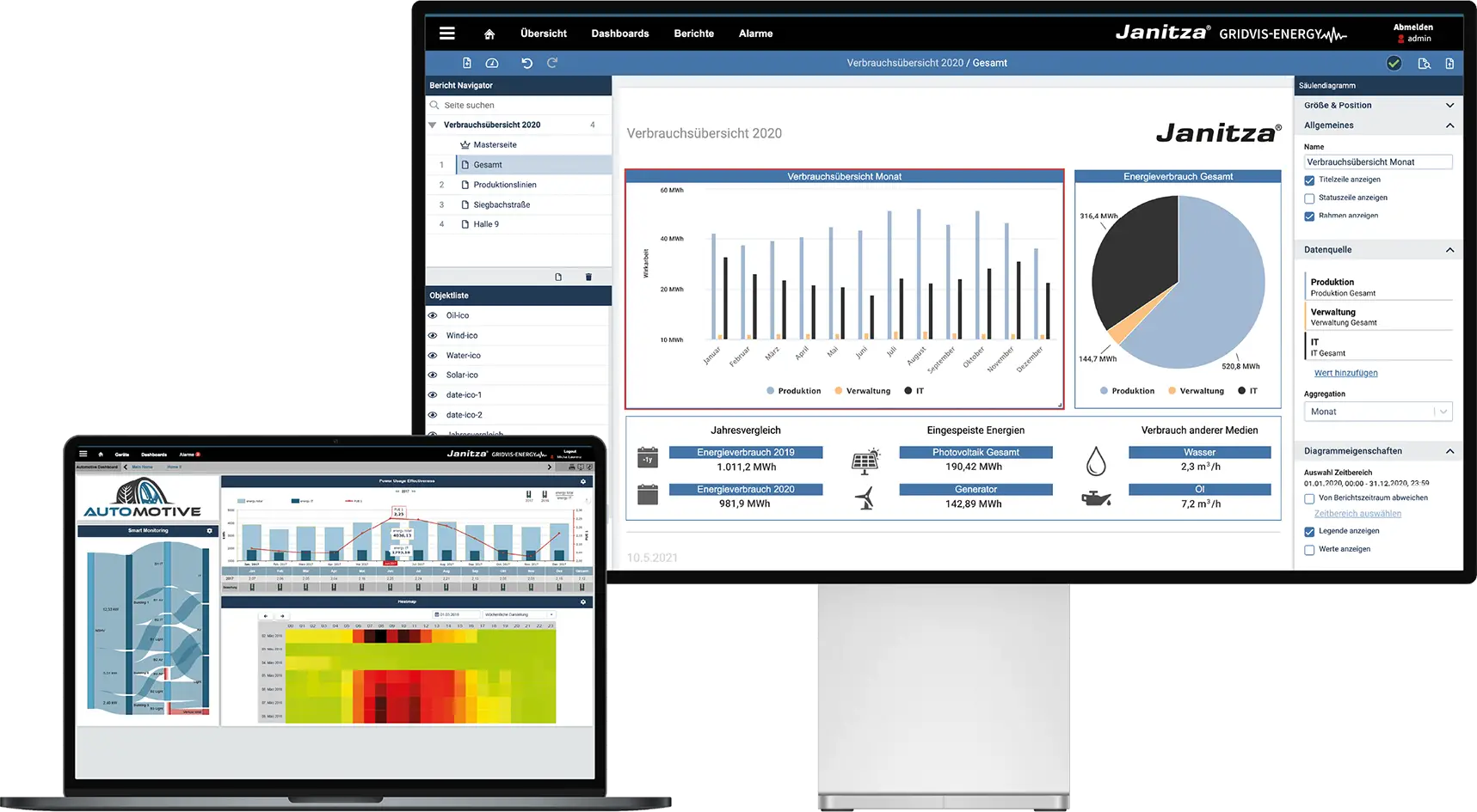 Janitza Firmware Updates via GridVis