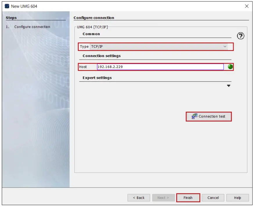 Configure Connection