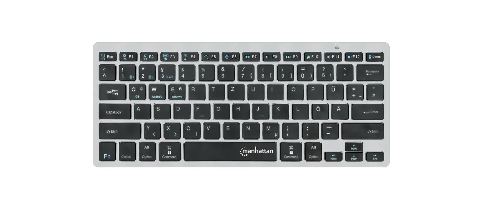 Manhattan 180559 Ultra Slim Dual-mode Wireless Keyboard Instructions