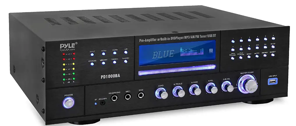 pyle Stereo Speaker Home Audio Receiver w-FM Radio-product