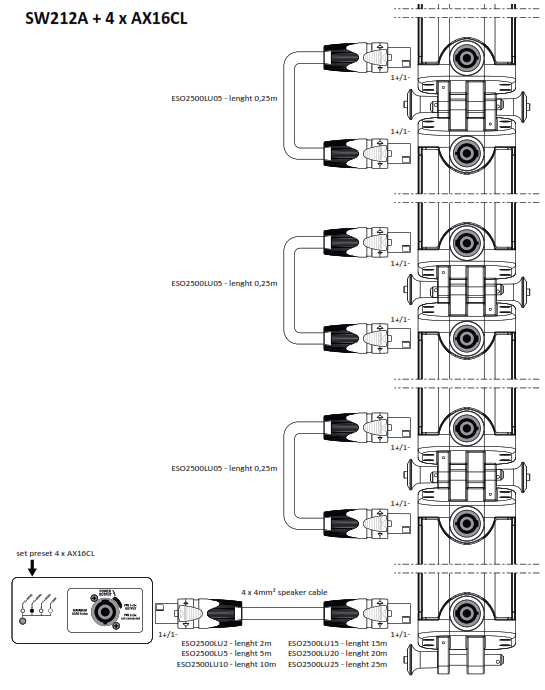 AXIOM SW212A Active Subwoofer - 10