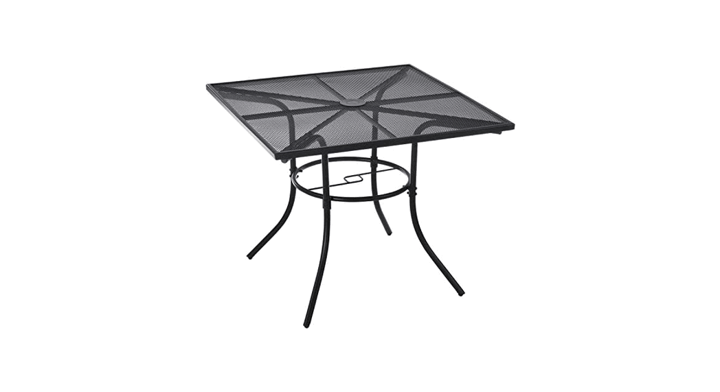 Global Industrial Square Steel Mesh Outdoor Cafe Table User Manual Global Industrial Square Steel Mesh Outdoor Cafe Table User Manual