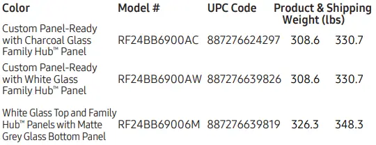 SAMSUNG RF24BB6900 Bespoke Counter Depth 3 Door French Door Refrigerator-FIG6