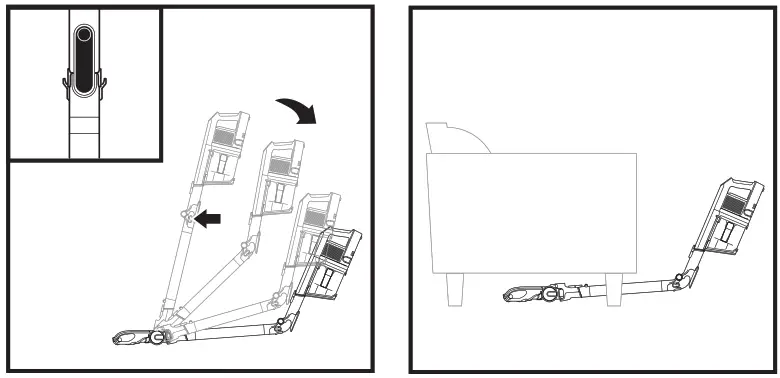 Shark IZ600 Series Cordless VERTEX PRO Self Cleaning MultiFLEX Vacuum - Figure 11