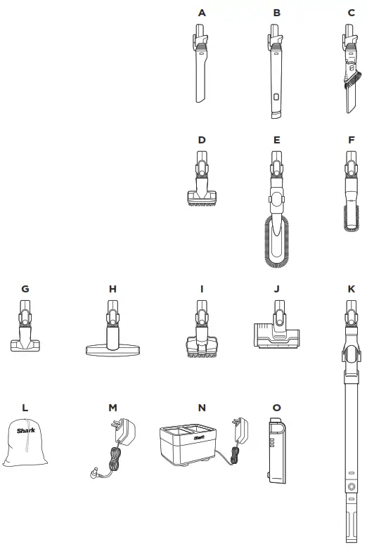 Shark IZ600 Series Cordless VERTEX PRO Self Cleaning MultiFLEX Vacuum - Figure 22