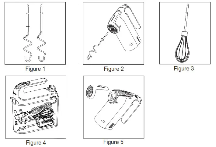 Breville VFM021 Hand Mixer with HeatSoft Technology - using your hand mixer 1