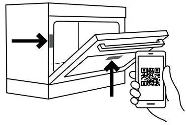 Westinghouse WLE500 Series Freestanding Electric Cooker User Guide - Open the camera app on your smartphone and point at the QR code to scan