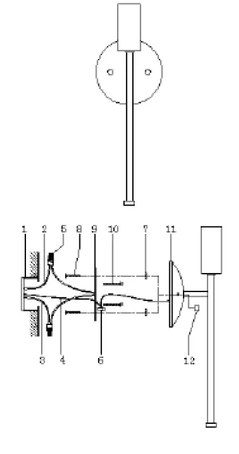 TREND LIGHTING TW40019AB Perret Modern Aged Brass Wall Sconce Lighting 1