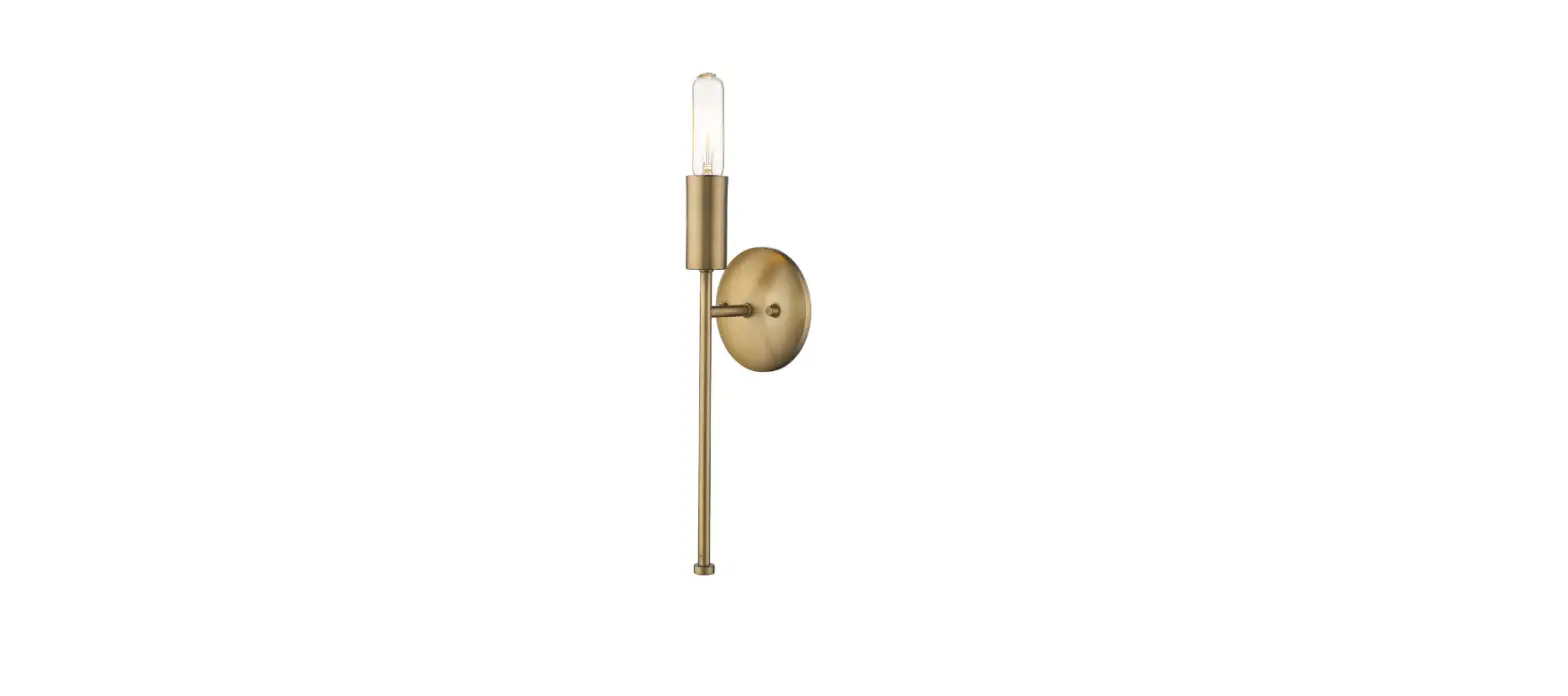 Trend Lighting Tw40019ab Perret Modern Aged Brass Wall Sconce Lighting Instruction Manual