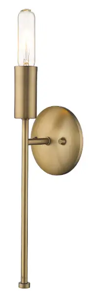 TREND LIGHTING TW40019AB Perret Modern Aged Brass Wall Sconce Lighting