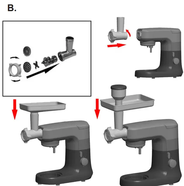 Amica-KML-4011-Kitchen-Robot-fig-4
