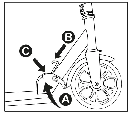 ZINC VERGE PRO Big Wheeled Folding Scooter - Fig 1