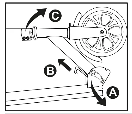 ZINC VERGE PRO Big Wheeled Folding Scooter - Fig