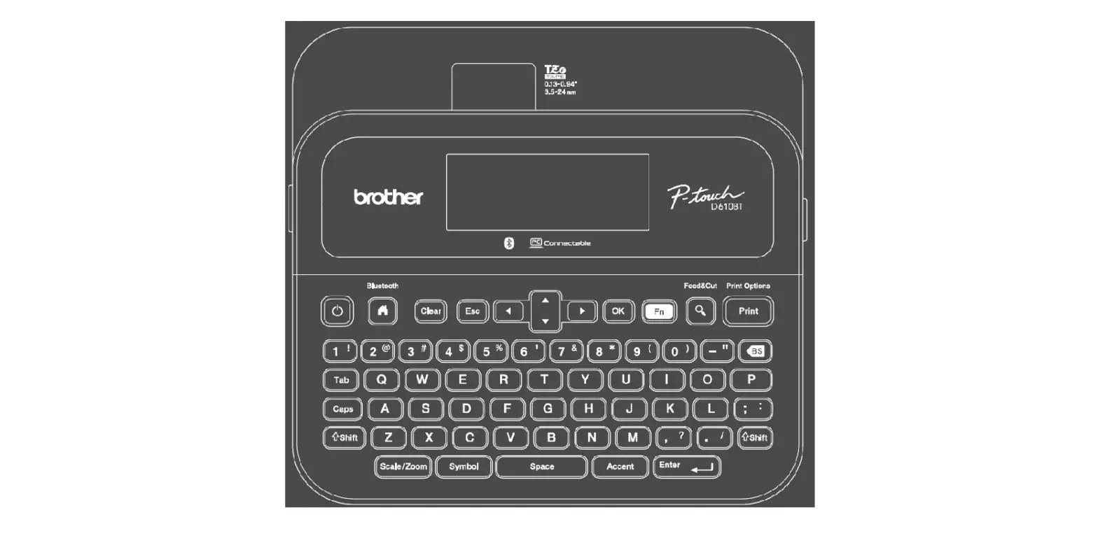Brother Pt-d610bt Label Makers Printers User Manual Brother Pt-d610bt Label Makers Printers User Manual