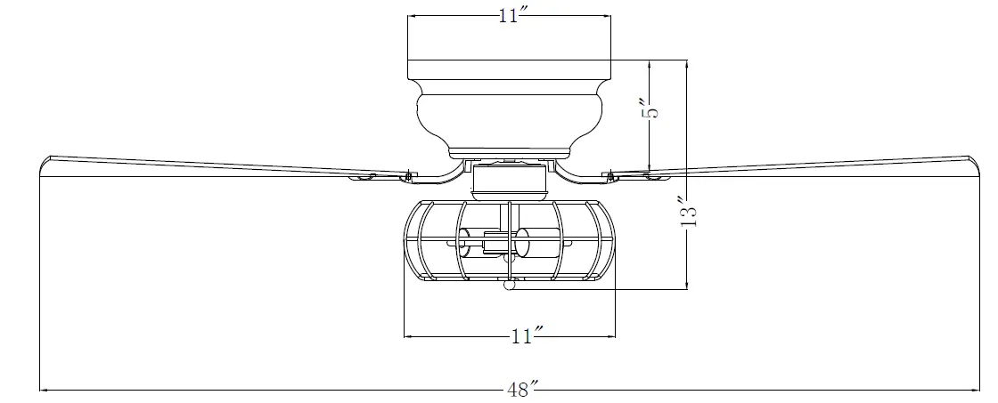 Parrot Uncle F6310 Thurber Industrial Ceiling Fan fig-1
