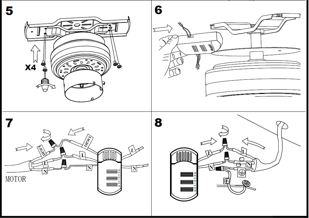 Parrot Uncle F6310 Thurber Industrial Ceiling Fan fig-3