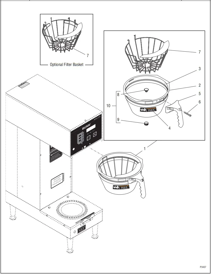 BUNN 37981 0001 BrewWISE GPR DBC 12 5 Gallon Single Coffee - FIGURE 12