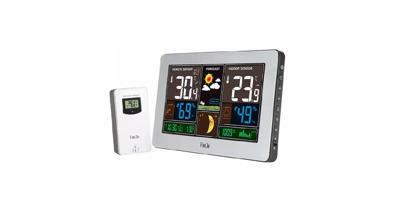 Fanju Fj36378 Weather Station Instruction Manual