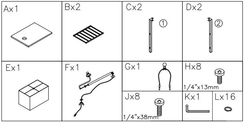 ASHLEY l734031 Furniture Metal Tray Lamp-