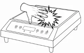 ggm gastro IDS7 Single Induction Hob - 5