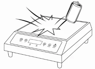 ggm gastro IDS7 Single Induction Hob - 7