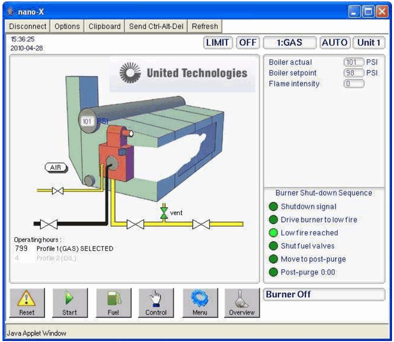 Fireye NXTSD104 CG Touch Screen - FIG 12