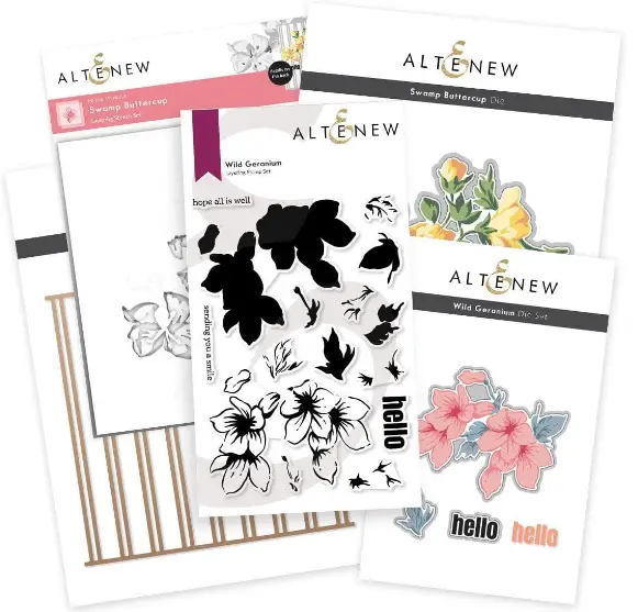 ALTENEW-Swamp-Buttercup-Layering-Stencil-Set-product