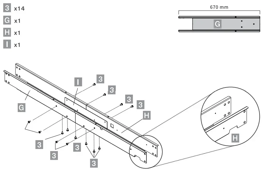 thermaltake Tough Desk 500L RGB - assembling crossbars