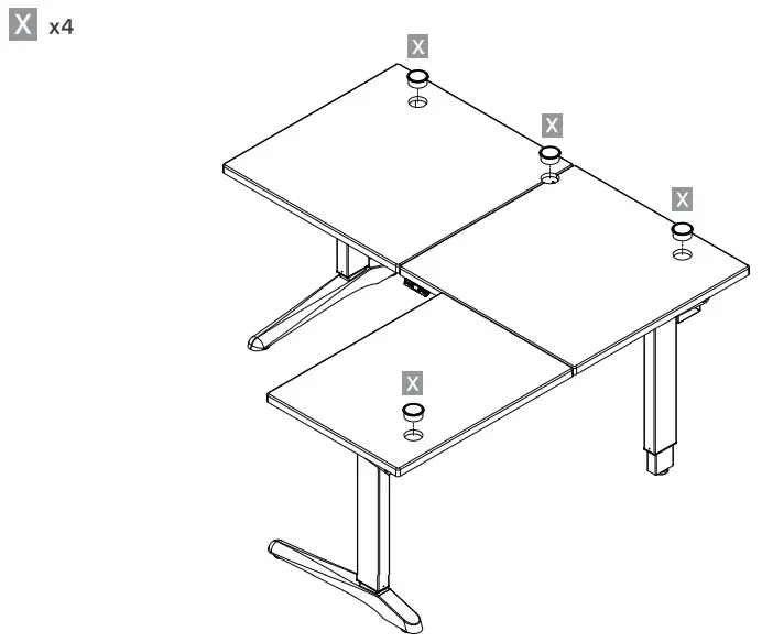 thermaltake Tough Desk 500L RGB - desk dimintions
