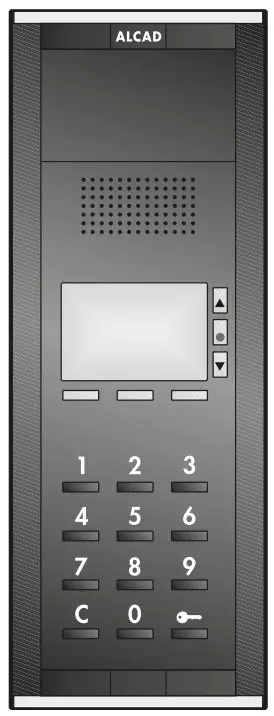 ALCAD Door VideoDoor Entry Systems with Keypad Unit 2