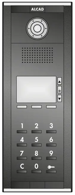 ALCAD Door VideoDoor Entry Systems with Keypad Unit