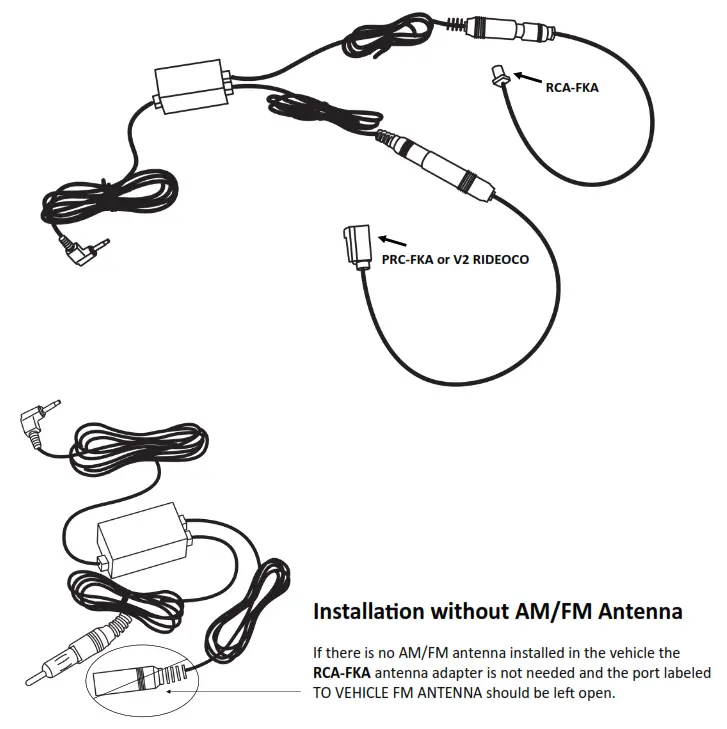 Pixel PXUTVKT Satellite Radio UTV Kit - Adapters