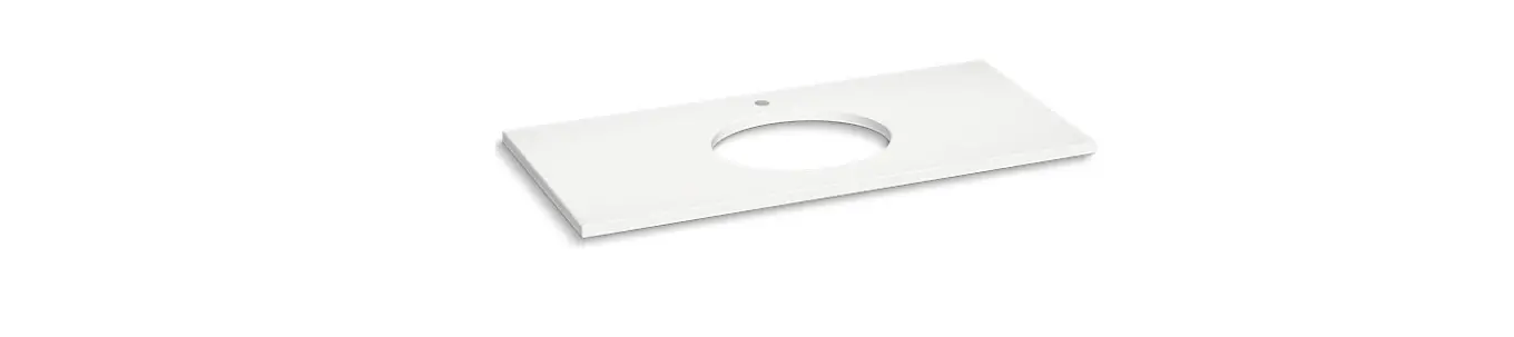 Kohler K-28254 Silestone 49 Inch Quartz Vanity Top With Oval Cutout Instruction Manual Kohler K-28254 Silestone 49 Inch Quartz Vanity Top With Oval Cutout Instruction Manual