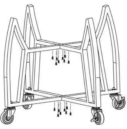 BOSS GRILL eiQEGG 18 Inch Ceramic Kamado Style Charcoal - COMPLETE THE FRAME