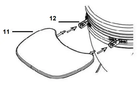BOSS GRILL eiQEGG 18 Inch Ceramic Kamado Style Charcoal - SHELVES