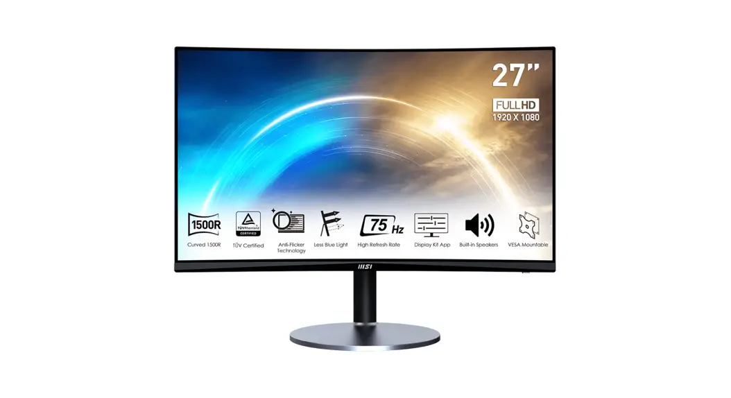 Msi Pro Mp272c Pro Series Lcd Monitor User Guide Msi Pro Mp272c Pro Series Lcd Monitor User Guide