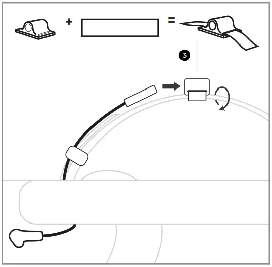 MEE M6 VR Multiplatform In-Ear Gaming Headphones - INSTALLATION - STEP 3