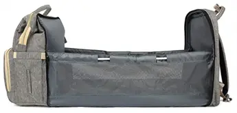orbis ORBAGCRGRYA 2-In-1 Diaper Bag and Travel Crib