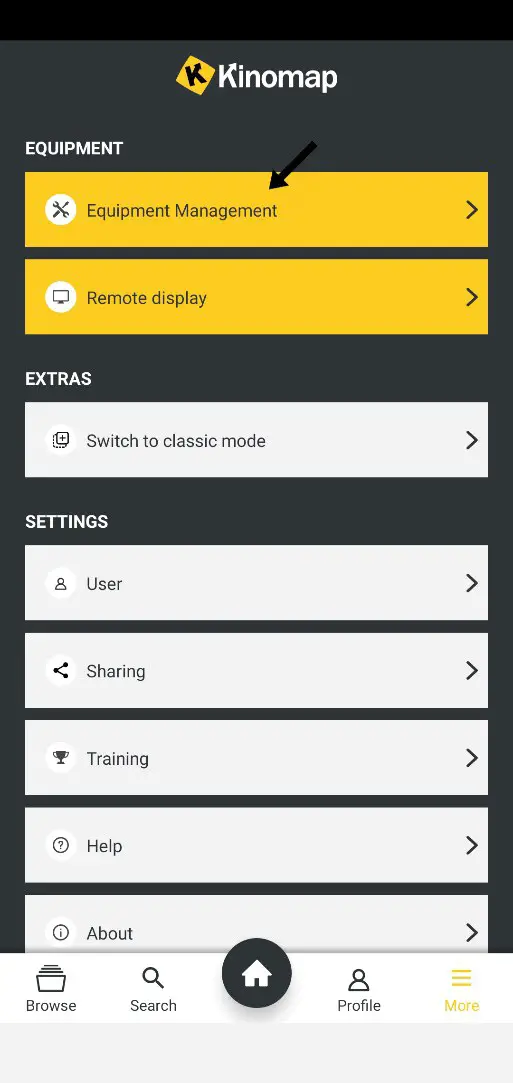 CIRCUIT FITNESS AMZ 55BK BT Bluetooth Deluxe Club Revolution Cycle - PAIRING WITH KINOMAP 6
