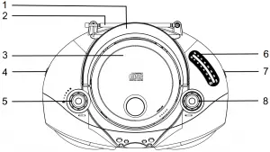 Portable-Disc-Player-top-view