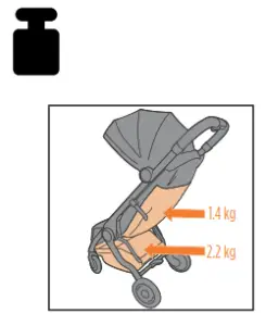 ergobaby METROPBLK METRO + Compact City Stroller - FIG11