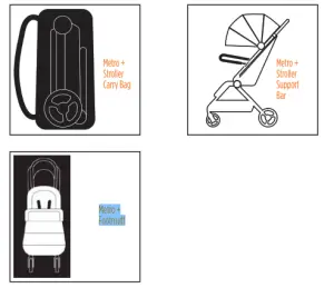 ergobaby METROPBLK METRO + Compact City Stroller - FIG22