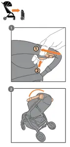 ergobaby METROPBLK METRO + Compact City Stroller - FIG3