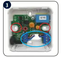 SALUS HTRP230(50) Wired Programmable Digital Thermostat-Montage1