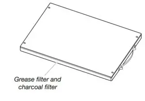 Put the grease filter