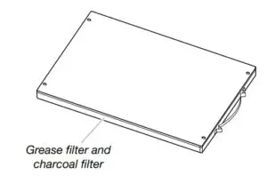 Put the grease filter