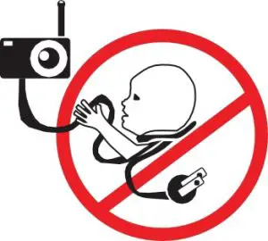 motorola MBP24-2 Audio Baby Monitor with Room-- WARNING