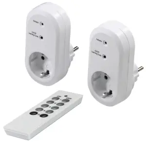 hama 00121949 Radio-Controlled Power Socket Set